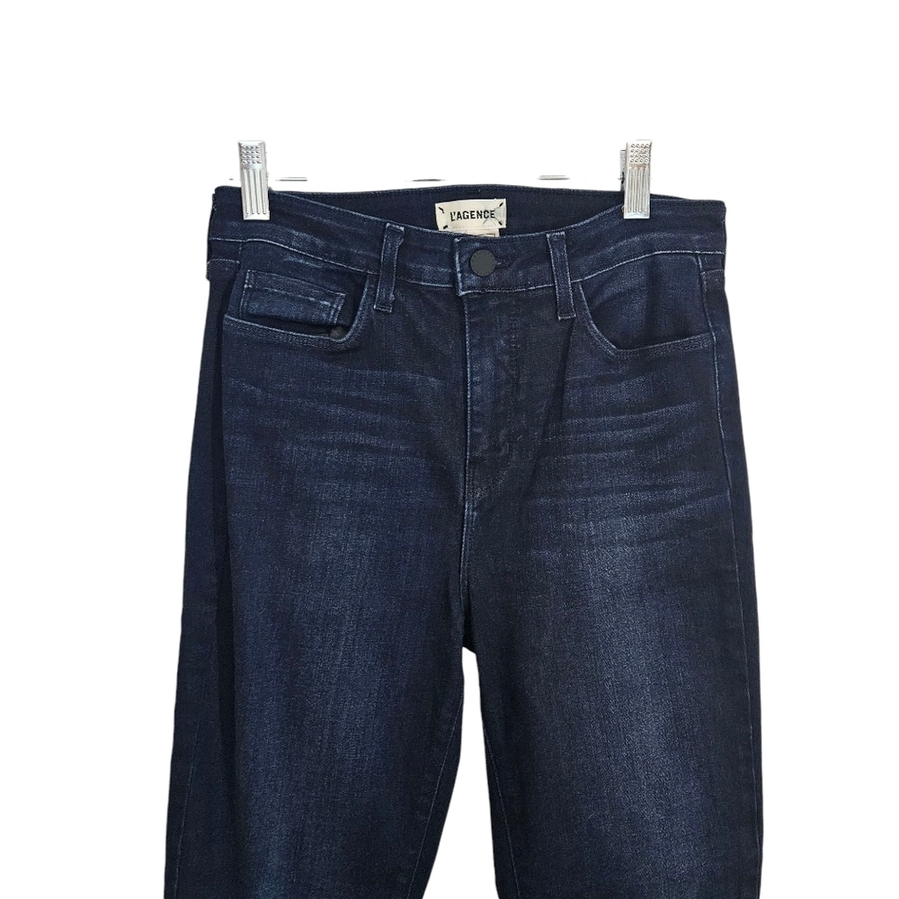 L'Agence Margot Cropped High Rise Skinny Jeans Like New - Picture 2 of 9